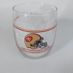 Vintage  NFL San Francisco 49ers Tumbler‎ Whiskey Rocks Glass
